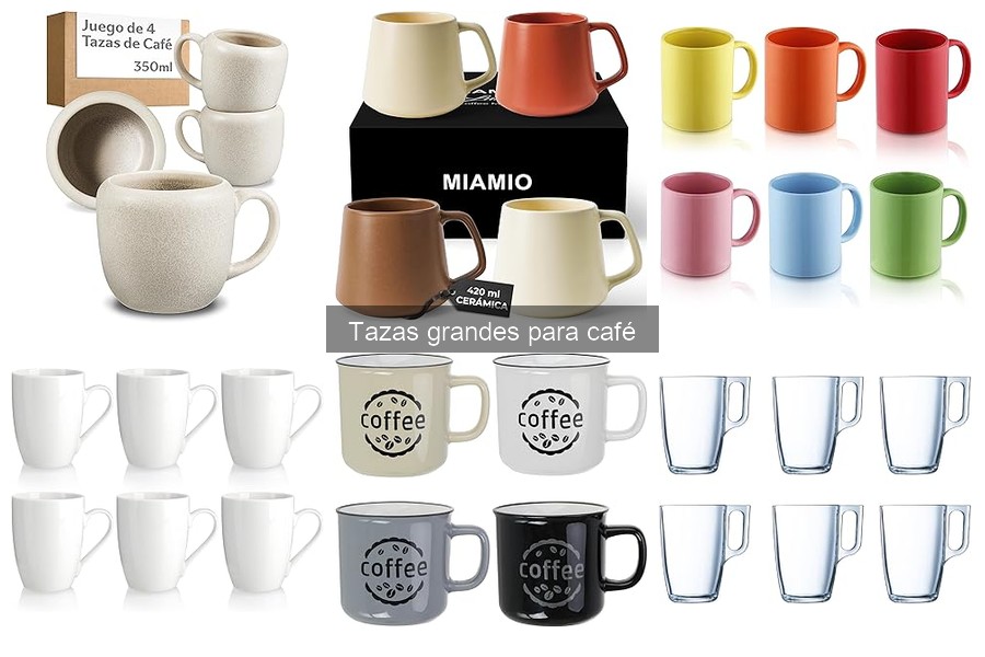 Problemas comunes al usar tazas grandes para café