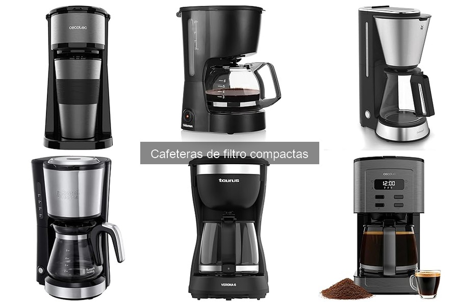 Problemas comunes con cafeteras de filtro compactas y soluciones