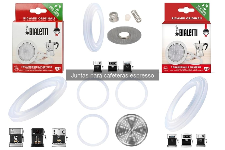 Problemas comunes con juntas para cafeteras espresso
