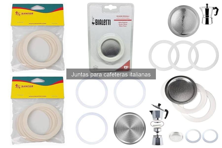 Problemas comunes con juntas para cafeteras italianas