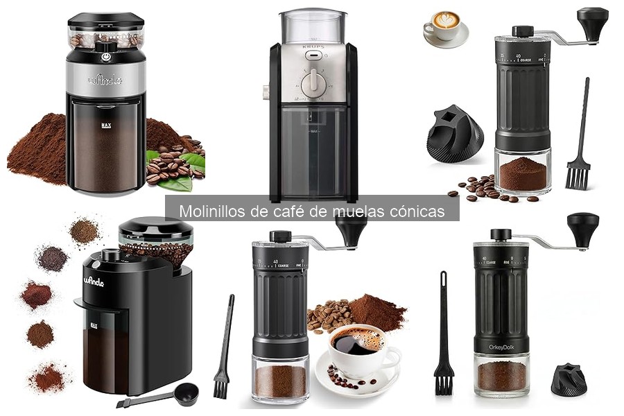 Problemas comunes con molinillos de café de muelas cónicas