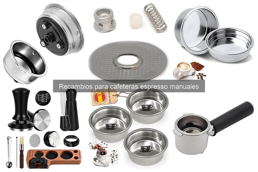 Problemas comunes con recambios de cafeteras espresso manuales