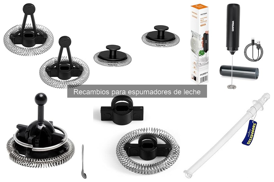 Problemas comunes con recambios para espumadores de leche