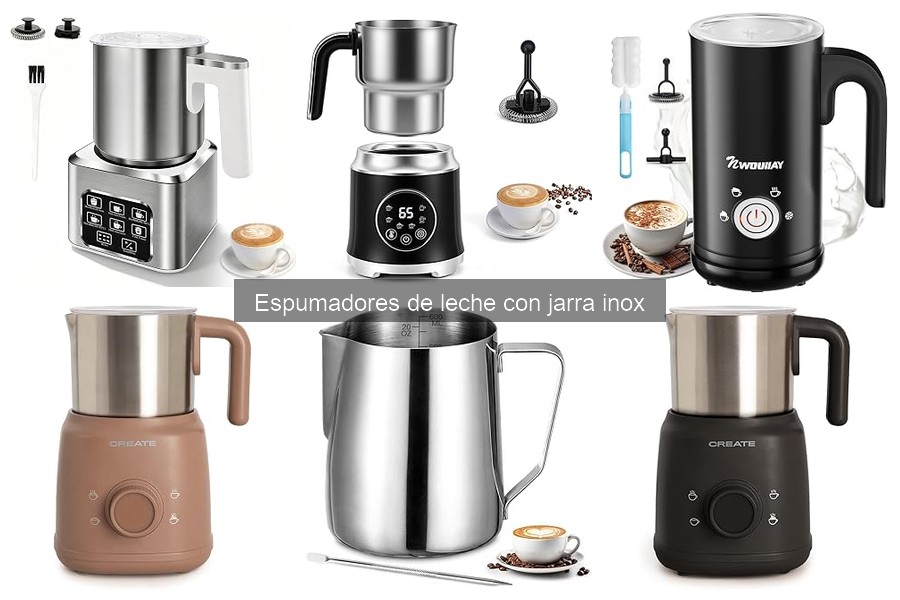 Problemas comunes de espumadores de leche con jarra de inox
