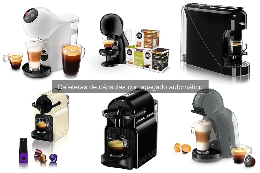 Problemas comunes en cafeteras de cápsulas con apagado automático