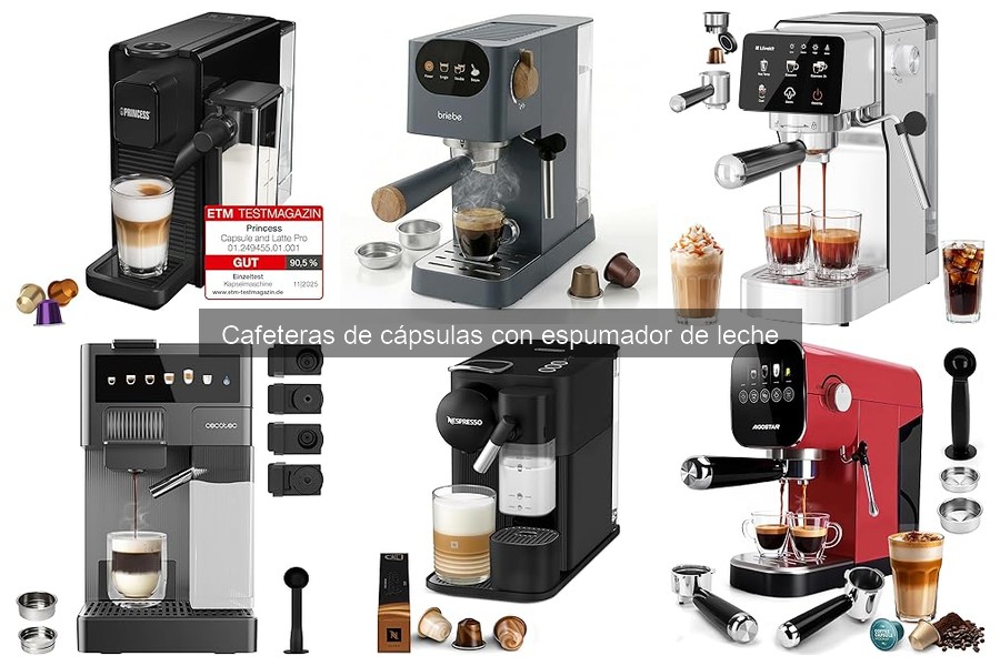 Problemas comunes en cafeteras de cápsulas con espumador