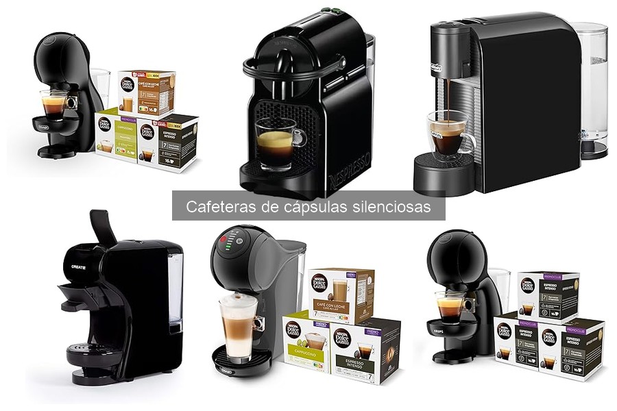 Problemas comunes en cafeteras de cápsulas silenciosas