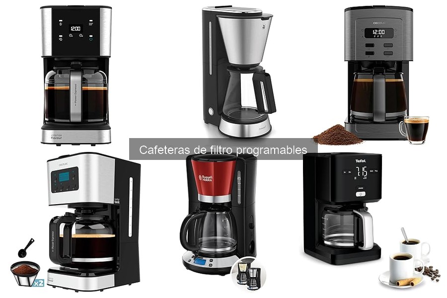 Problemas comunes en cafeteras de filtro programables y soluciones