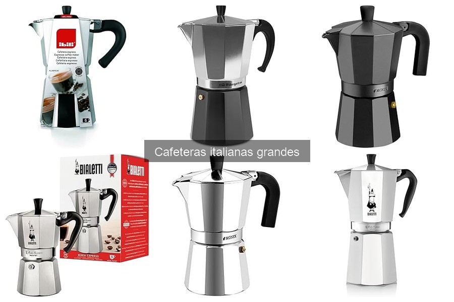 ¿Qué capacidad de cafetera italiana grande elegir para mi hogar?