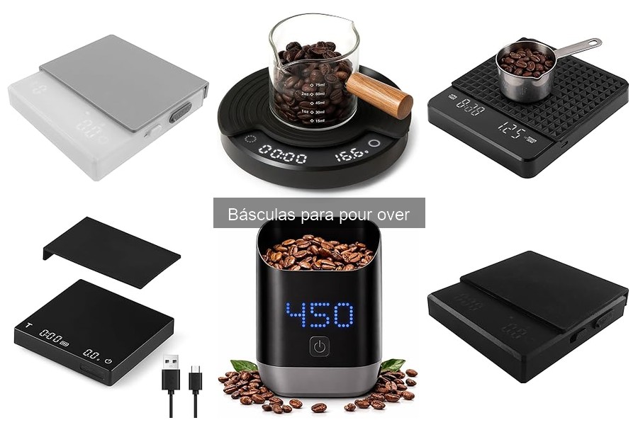 ¿Qué capacidad debe tener una báscula para pour over?