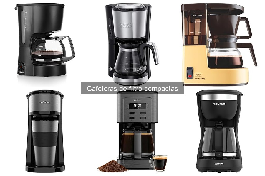 ¿Qué capacidad elegir para una cafetera de filtro compacta?