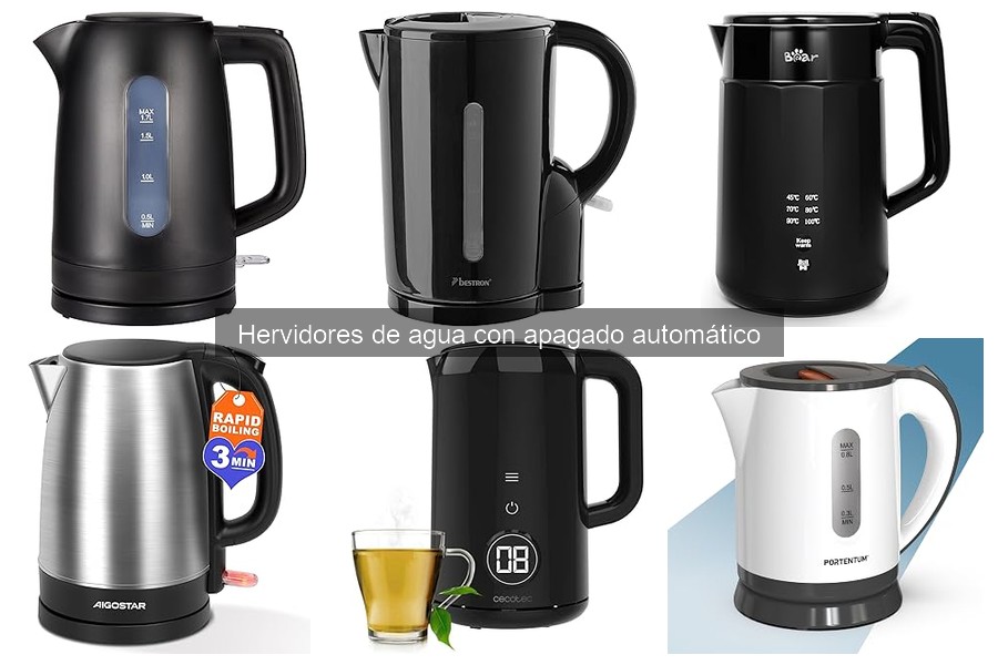 ¿Qué es un hervidor de agua con apagado automático?