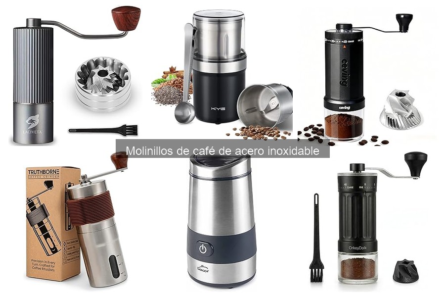 ¿Qué es un molinillo de café de acero inoxidable?