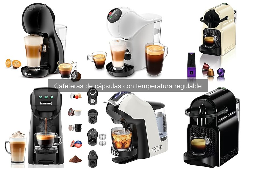 ¿Qué es una cafetera de cápsulas con temperatura regulable?