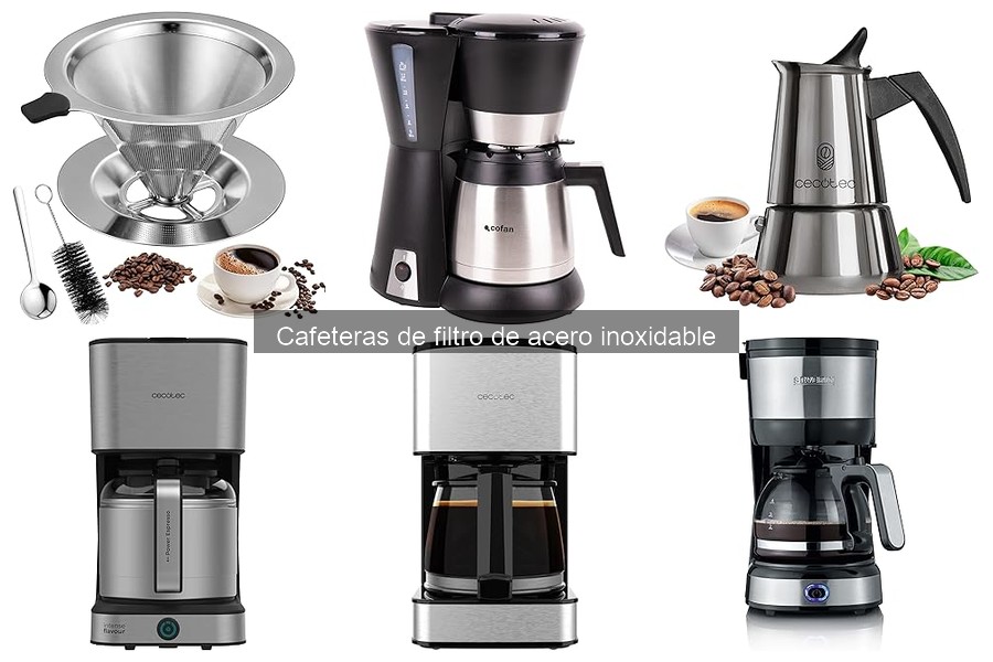 ¿Qué es una cafetera de filtro de acero inoxidable?