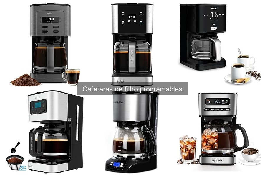 ¿Qué es una cafetera de filtro programable? Guía y Características