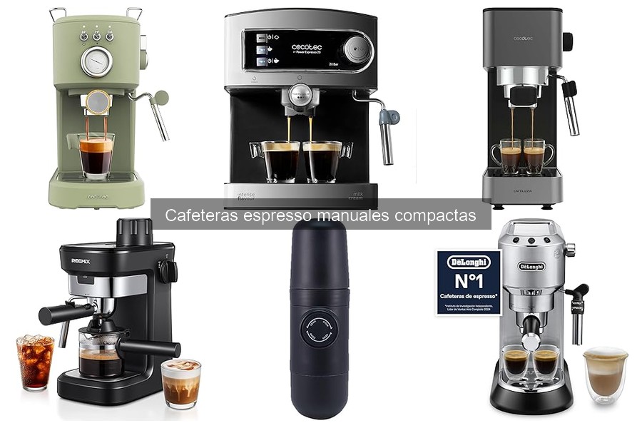 ¿Qué es una cafetera espresso manual compacta?