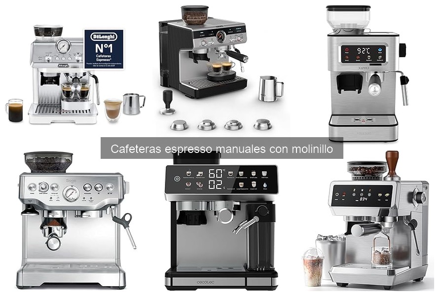 ¿Qué es una cafetera espresso manual con molinillo?