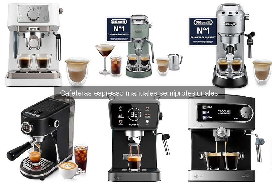 ¿Qué es una cafetera espresso manual semiprofesional?