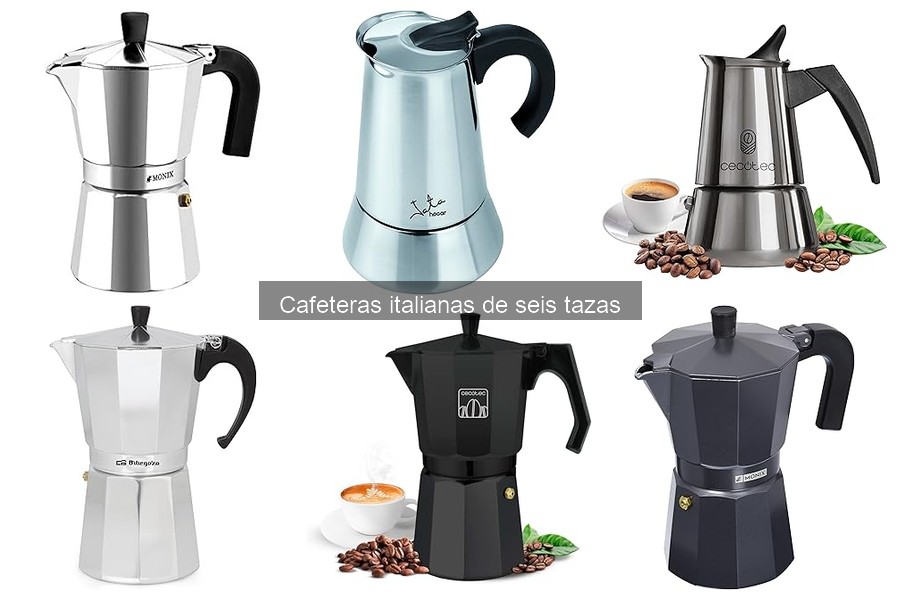 ¿Qué es una cafetera italiana de seis tazas? Guía y características