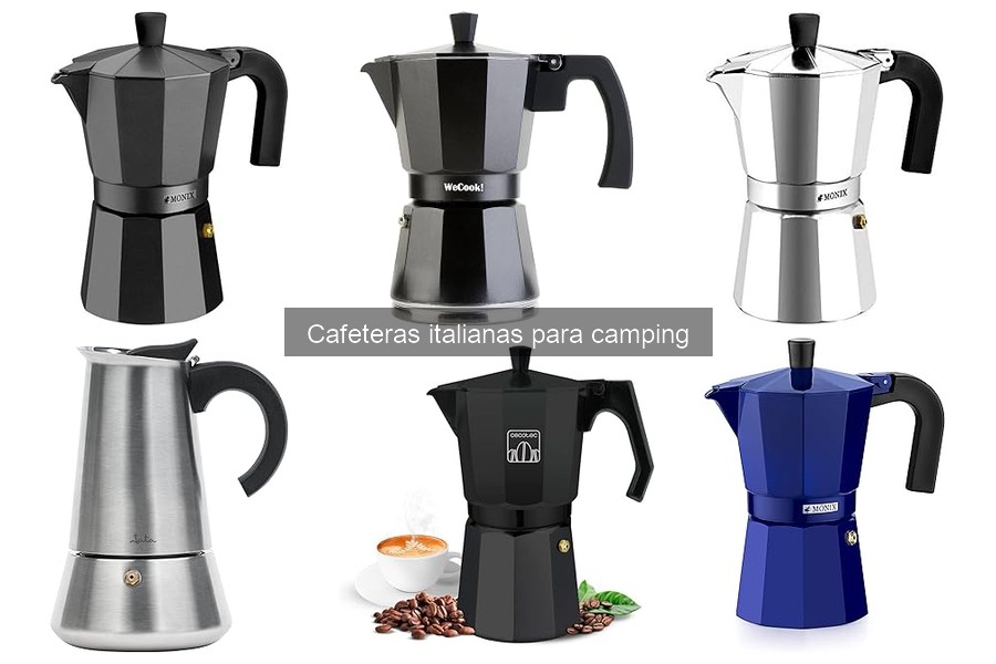¿Qué es una cafetera italiana y cómo funciona en camping?