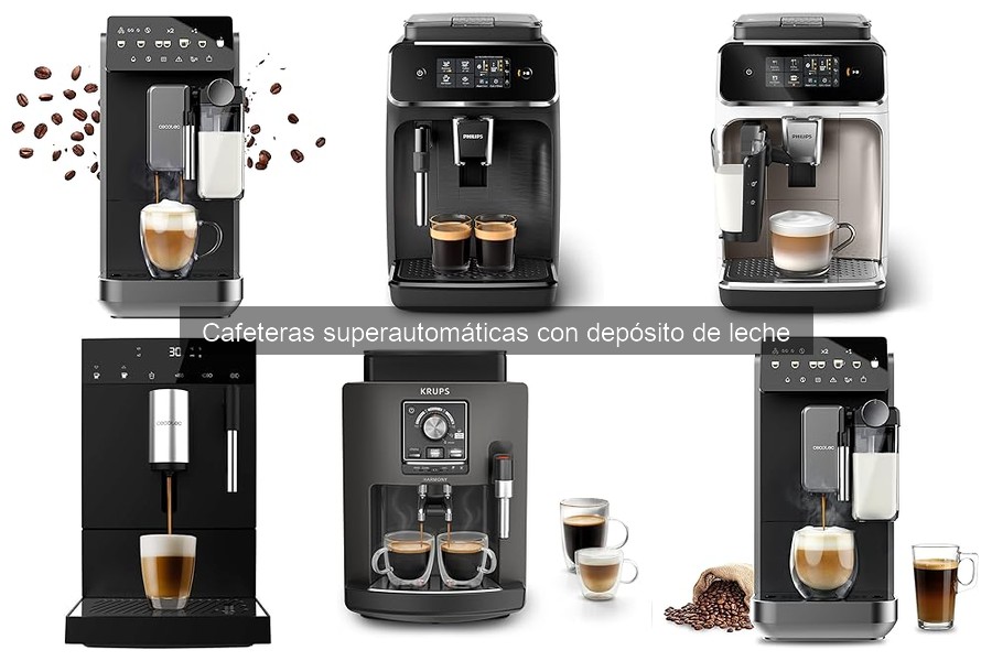 ¿Qué es una cafetera superautomática con depósito de leche?