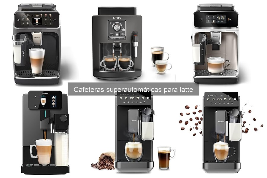 ¿Qué es una cafetera superautomática para latte?