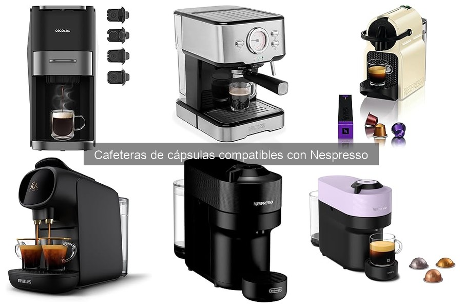 ¿Qué son las cafeteras de cápsulas compatibles con Nespresso?