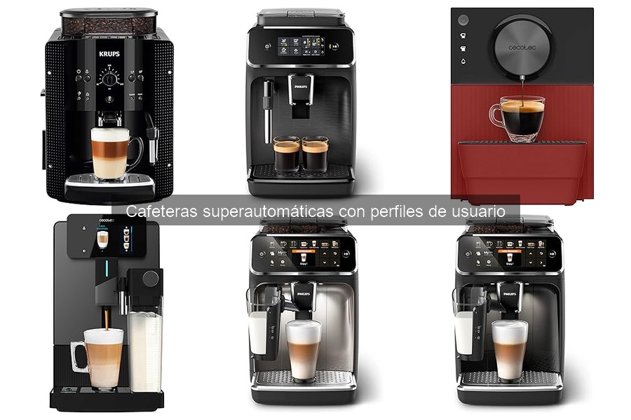 ¿Qué son las cafeteras superautomáticas con perfiles de usuario?