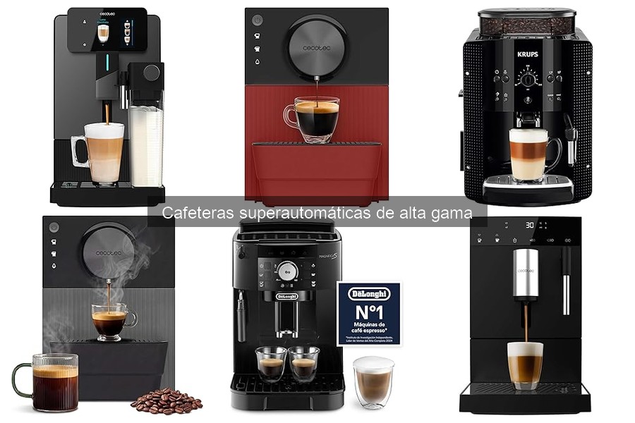 ¿Qué son las cafeteras superautomáticas de alta gama?