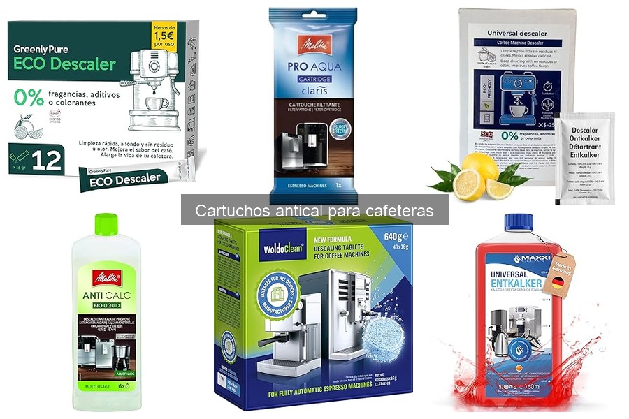 ¿Qué son los cartuchos antical para cafeteras?