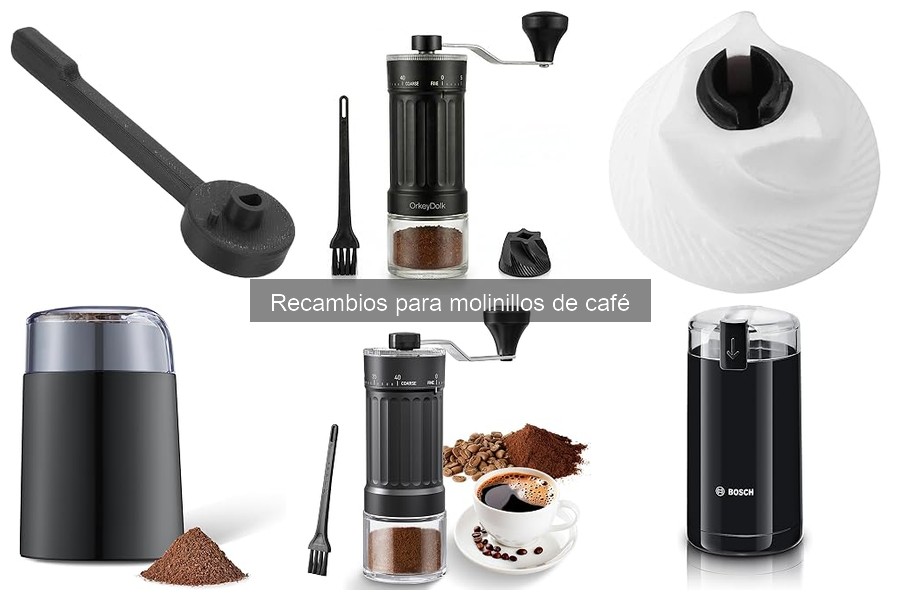 Recambios para molinillos de café eléctricos y manuales: comparativa