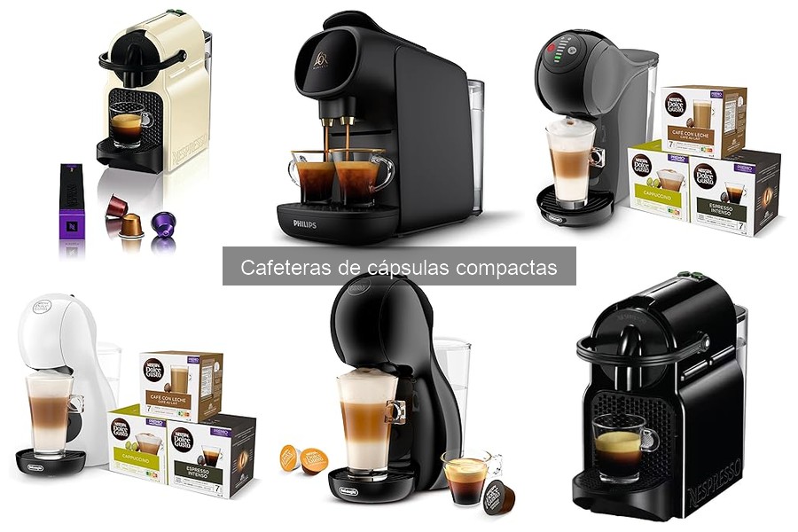 ** Recetas creativas de café con cafeteras de cápsulas compactas