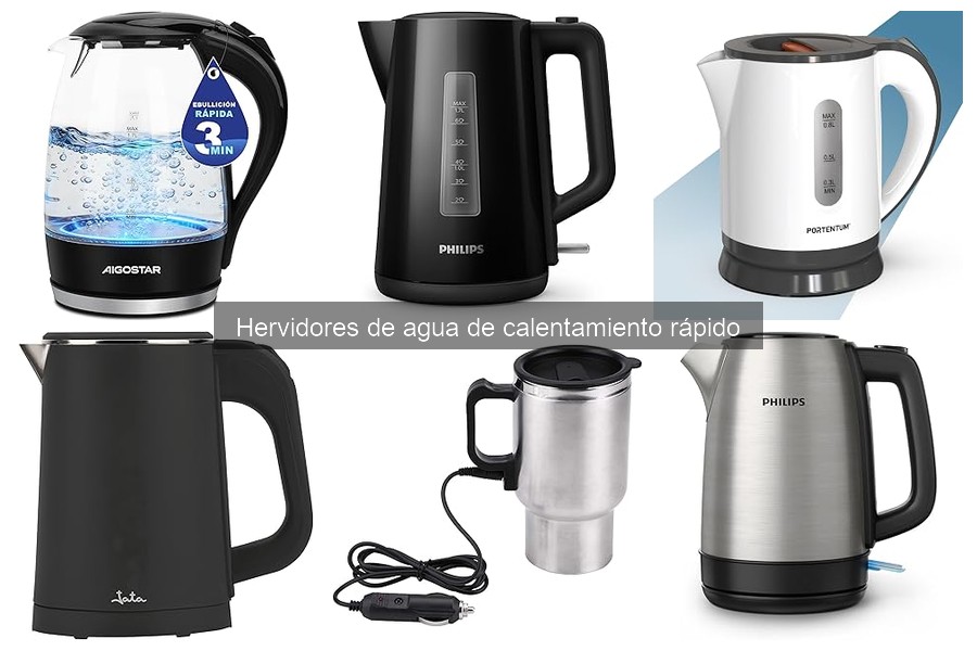 Recetas fáciles con agua caliente de un hervidor rápido