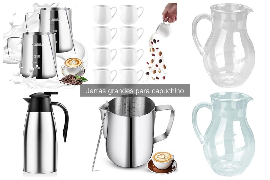 Tamaño ideal de jarra para preparar capuchinos en casa