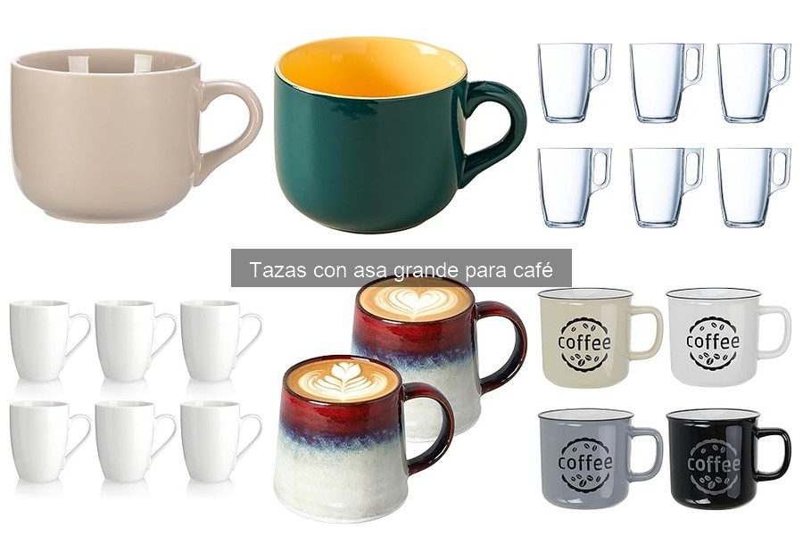 Tazas con Asa Grande Personalizables para Café: Mejores Opciones