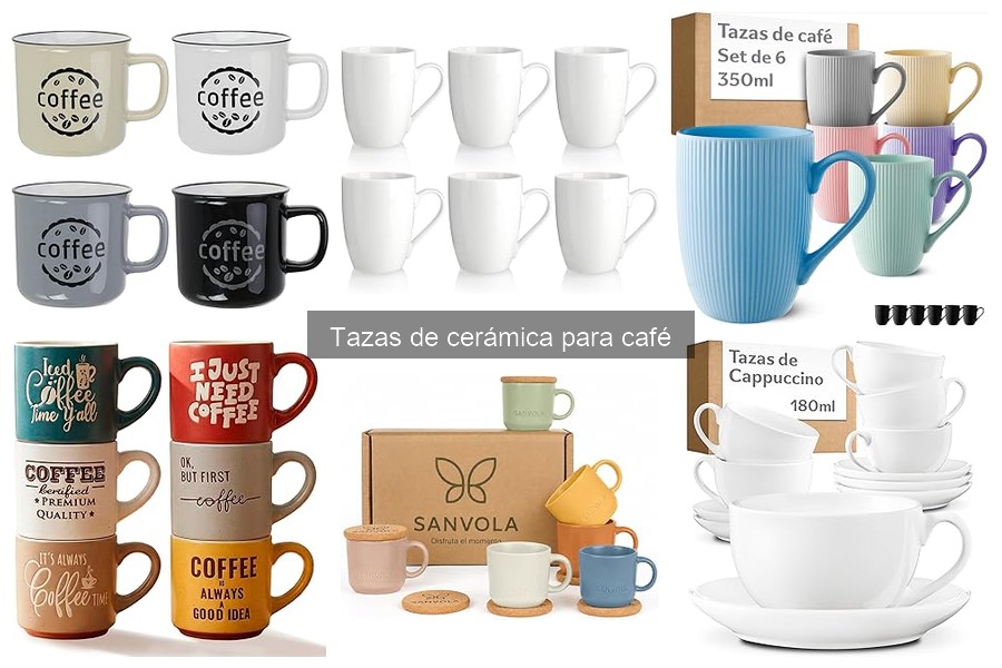 Tazas de cerámica ideales para cada tipo de café
