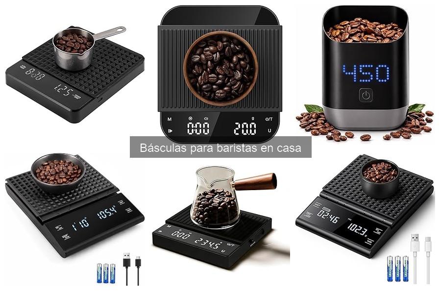 Tipos de básculas para baristas en casa: Guía completa