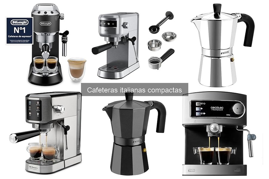 Tipos de cafeteras italianas compactas: Guía y comparativa