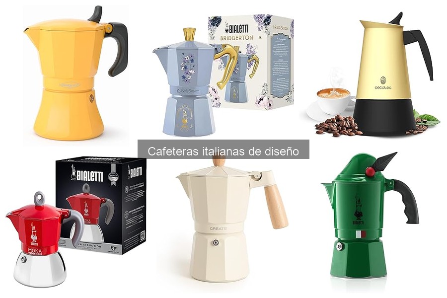 Tipos de cafeteras italianas de diseño: Guía completa