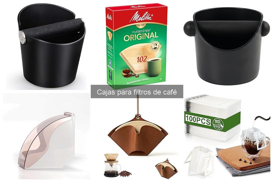 Tipos de cajas para filtros de café: materiales y diseños