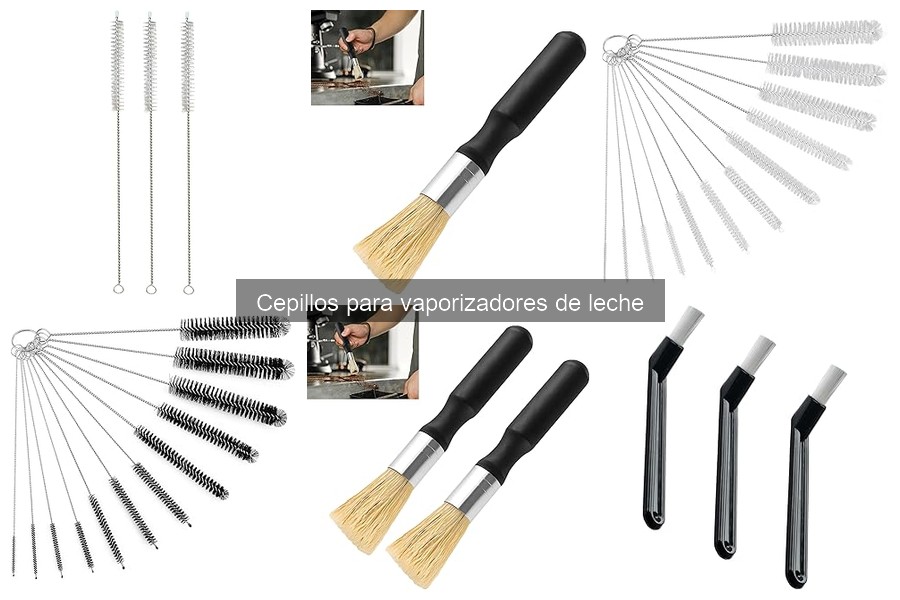 Tipos de cepillos para vaporizadores de leche: ¿Cuál elegir?