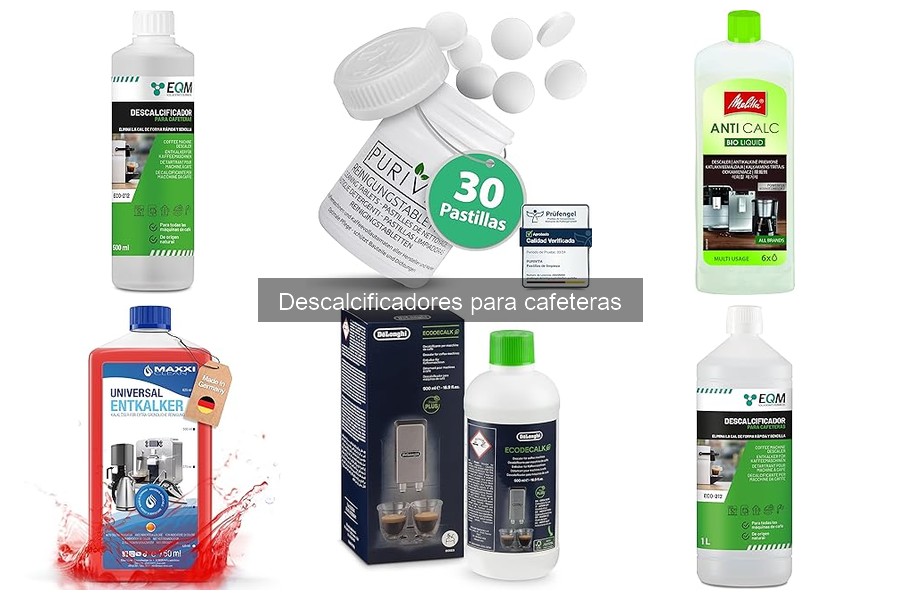 Tipos de descalcificadores para cafeteras: características y beneficios