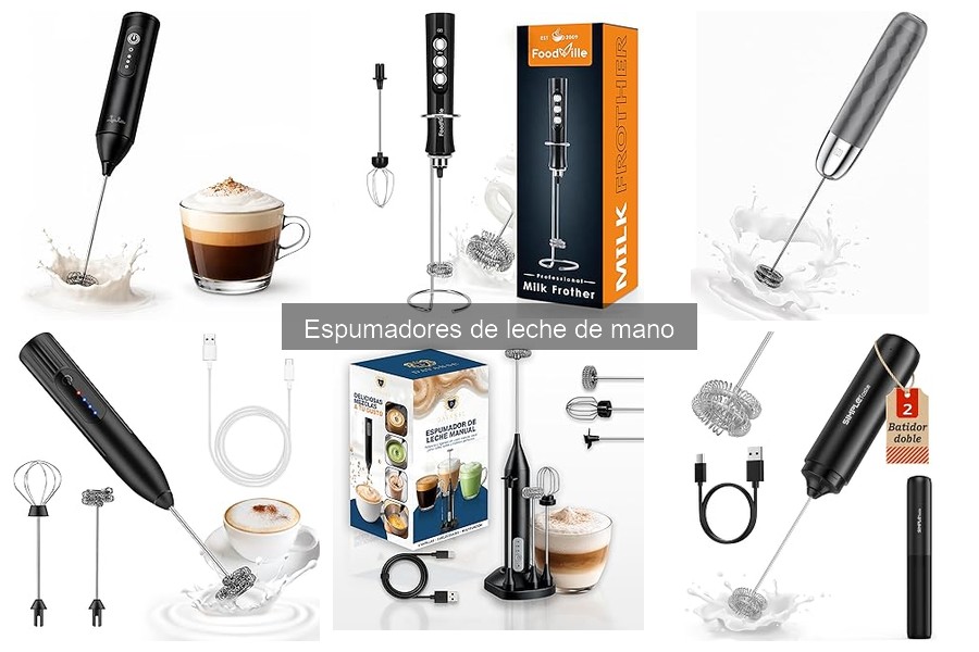 Tipos de espumadores de leche de mano para tu café