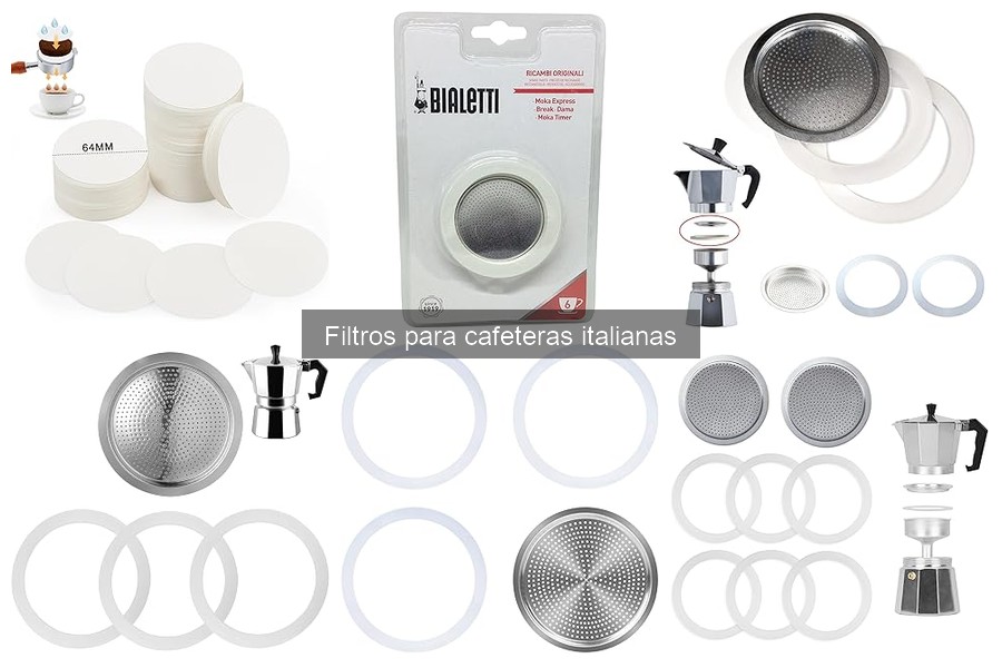 Tipos de filtros para cafeteras italianas: guía completa