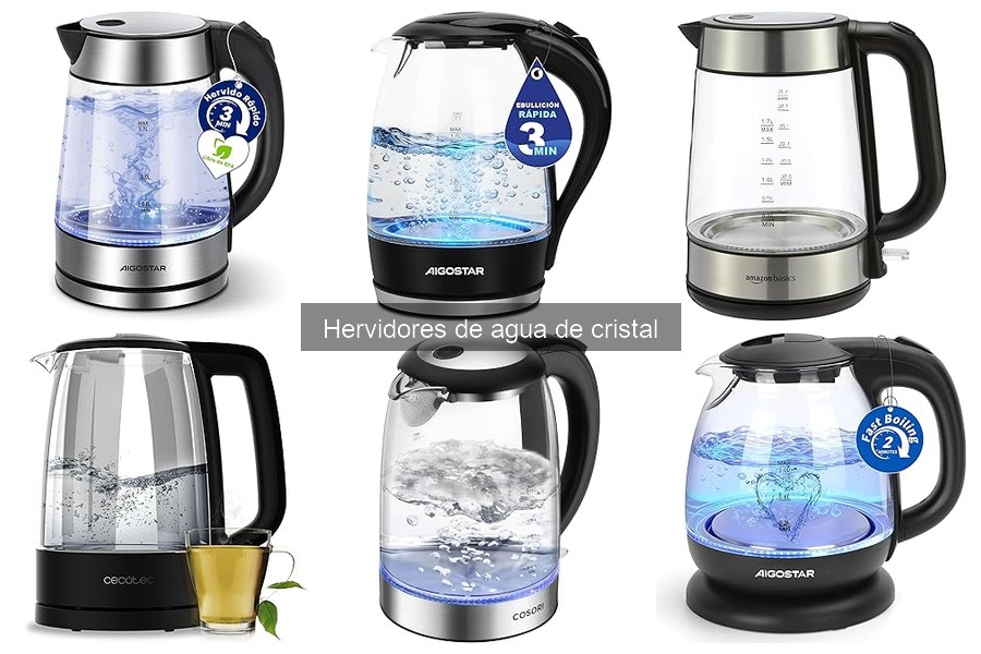 Tipos de hervidores de agua de cristal: guía completa