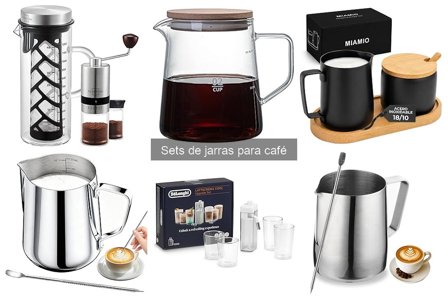 Tipos de jarras en sets para café: guía completa