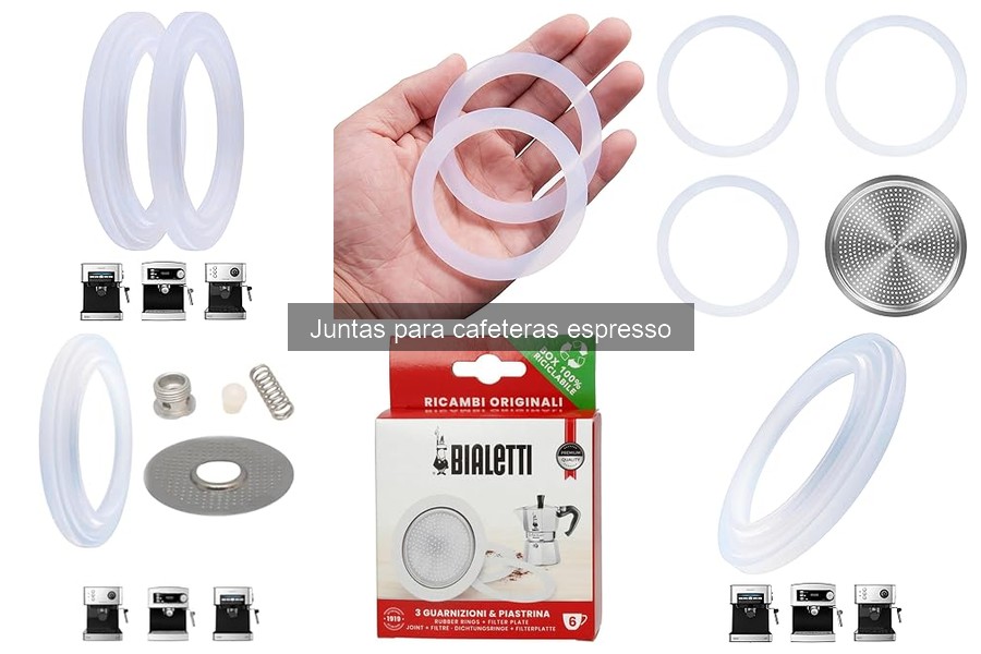 Tipos de juntas para cafeteras espresso: características y usos