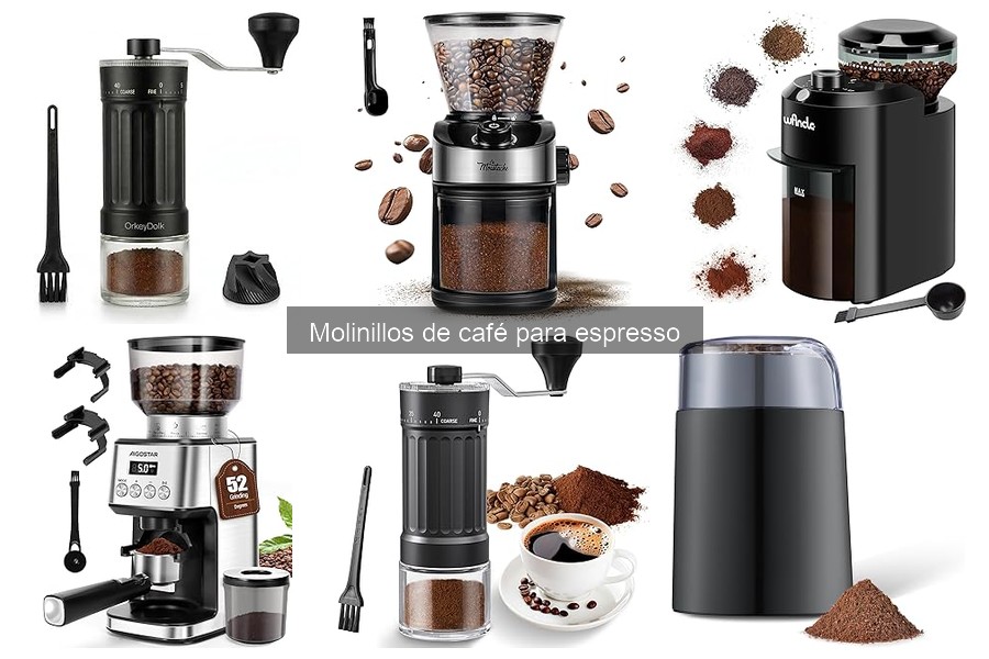 Tipos de molinillos de café para espresso: guía completa