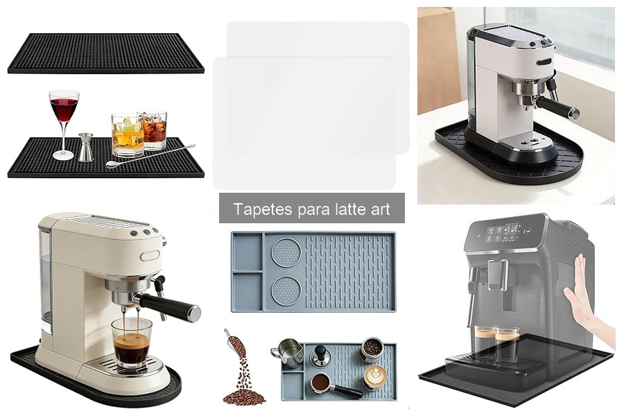 Tipos de tapetes para latte art: características y recomendaciones